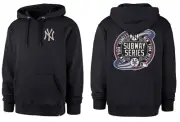 MLB New York Yankees Hoody Backer Subway Series Hooded Pullover Sweater