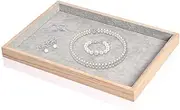 VivoGlow Wooden Jewellery Organiser, Trinket Tray, Key Tray, Jewellery Tray