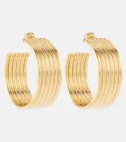 [Alaia] Alaïa Loop hoop earrings One Size gold