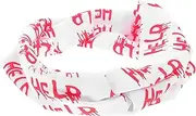 [Healeved] Halloween Accessories Women Bloody Headband Satin Fabric Elastic Wide Headband for Party and Events
