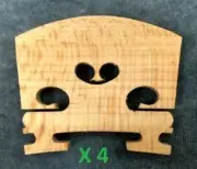 4 Pieces High Quality Unfitted Violin Bridge, 1/2 Size Best Value Fast Shipping