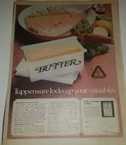 VINTAGE 1971 Tupperware MAGAZINE ADVERT