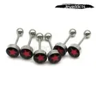 Tongue Bars Piercing Ring Barbell Surgical Steel Body Jewellery 22 Patterns 1PC