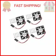 for Raspberry Pi Fan, 4Pcs for Raspberry Pi Cooling Fan Brushless CPU Cooling Fa