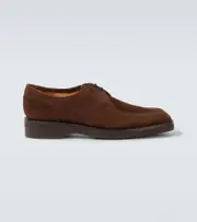 [John Lobb] John Lobb Ted suede Derby shoes AU 11 brown
