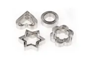 12PCS Baking Mould Stainless Steel Cookie Biscuit DIY Mold Star Heart Cutter