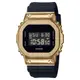 【CASIO】G-SHOCK 經典5600系列 金色不鏽鋼錶殼x樹脂錶帶 GM-5600G-9 台灣卡西歐公司貨保固一年