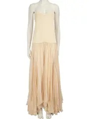 Ecru Zeke Maxi Flared Dress