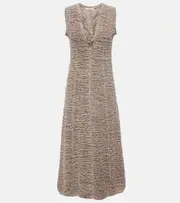 [Dorothee Schumacher] Dorothee Schumacher Autumn Sparkle knitted midi dress AU 12 brown
