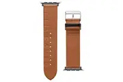 Ted Baker Ted Logo Leather Apple Watch Strap (42/ 44 MM) - Tan
