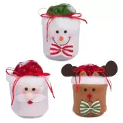 Christmas Apples ​Bag Party Candy Bag with Drawstring Reusable Party Favor