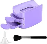 Nail Dip Powder Tray - Dip Powder Recycling Tray, Nail Decoration Manicure Tools | Portable Double Layer Powder Tray, Nail Decoration Glitter Saver Container Holder For Beginners Professionals