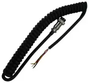 Kalibur KMC4 CB Radio Microphone Replacement Cord with 4 Pin Connector