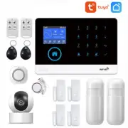 Home Security Alarm System Alarm Intercom Remote Control Autodial Detectors Lot