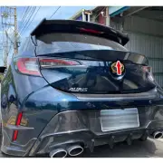 Glossy Black Fit For Toyota Auris Corolla Hatchback Rear Middle Trunk Spoiler (for: Toyota)