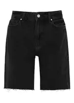 Paige Sammy Distressed Denim Shorts, Shorts, Black - W30 W30