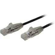 StarTech.com N6PAT50CMBKS Cable - Black Slim CAT6 Patch Cord 0.5m [N6PAT50CMBKS]