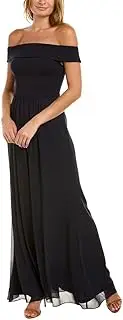 [Adrianna Papell] Women's Crepe Chiffon Gown