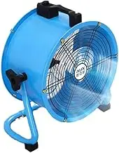 KEEBRPP Heavy Duty Industrial High Speed Full Room Air Mover Air Circulator Utility Store Floor fan, variable speed, timer,14 inch,2550 CFM, blue, Normal size, RXZER0011