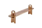 Ladelle Tapas Plank 95cm Acacia Wood Serving Board Food Platter Tray Stand Brown