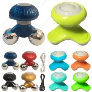 Portable Mini Wireless USB Powered Vibrating Back Pain Relief Massager Full Body