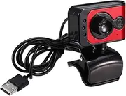 480P Webcam Live Streaming Webcam 360 Degree Rotatable USB Web Camera for PC Laptop Clip-On Webcam for Video Conference Meeting Gaming Desktop Office