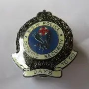 2000 SYDNEY Olympic Games Pin/Badge: NSW POLICE 400 DAYS TO GO