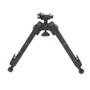 Adjustable Bipod Stand Bracket - Aluminum Alloy V9 One-piece Support Tripod - Black