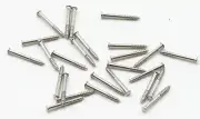 Dollhouse Miniatures 1:12 Scale 1/4 Brads, 100/Pk, Satin Nickel #CLA05715