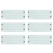 3/6PC Reusable Pads Replace Microfiber Mop Pad for Leifheit M Wet & Dry Flat Mop
