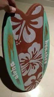 CHEESEBOARD Margaritaville Aloha BEACH SURF Hawaii WOOD Extra Large 23"