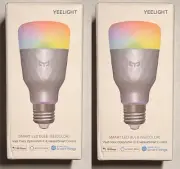 2x Yeelight 1SE Smart LED Bulb WiFi Full Color 6W Google Alexa E27 YLDP001 110V
