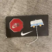 Set Of Nike Lapel Pins Bus & Stop Sign