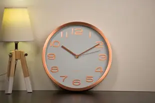 荷蘭Karlsson, Wall clock 29cm Maxie copper numbers white