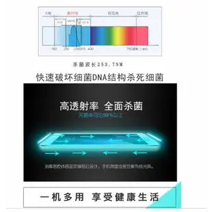 MS1688-8多功能口罩消毒殺菌盒使用紫外線消毒機UVC 254mn紫外消菌小盒子翻蓋式密封紫外光殺菌殺毒消毒機