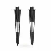 GOODSMANN Sturdy Solid Ground Spike Path/Spot/Floodlight Replacement Stake 2 PCS