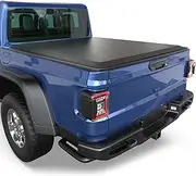 KUIPERAUTO Soft Roll-Up Vinyl Truck Bed Tonneau Cover Compatible for 2020-2025 Jeep Gladiator w/o Utility Track System | Fleetside 5 FT Bed On Top 60 inch