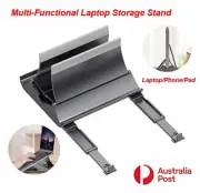 MultiFunction Laptop Stand Desk Riser Phone Holder Tablet Organiser Gravity Tray