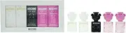 Moschino Miniature Collection Set by Moschino for Unisex - 5 Pc Mini Gift Set 2 x 0.17oz Toy 2 Bubble Gum EDT Spray, 2 x 0.17oz Toy 2 EDP Spray, 0.17oz Toy Boy EDP Spray