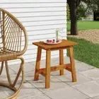 vidaXL Stool 45x29x45 cm Rectangular Solid Wood Acacia HEE