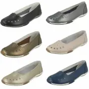Ladies Down To Earth Flat Ballerinas