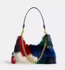 ☂️Coach Juliet Shoulder Bag 25 With Patchwork CW646 Brass/ Multi NWT