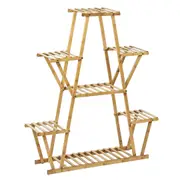 Cooper & Co. Anori 7 Shelf Natural Bamboo Home Decor Plant Display Stand 113cm