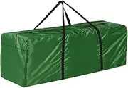 Cushion Storage Bag Garden Furniture Cushion Bags Waterproof Pouch with Zips Patio Seat Pads Carry Handbag with Handle for Christmas Tree