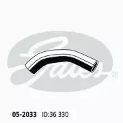 Radiator Hose Kit For Toyota Hilux KUN16 Diesel 2006-2015 Gates (for: Toyota)