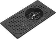 High Pressure Cup Washer Bar Sink Embedded Automatic Cup Washer Commercial Coffee Shop Desktop Press Cup Washer (Color : Black, Size : Small)