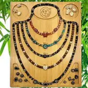 NOAVAOL Bead Boards for Jewelry Making, Combi Bamboo Beading Board for Jewelr...