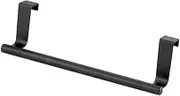 3PCS Towel Rack Stainless Steel Bathroom Kitchen Cabinet Towel Hanger(Black)