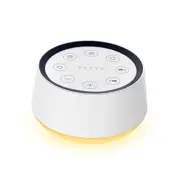 Brown Noise Sound Machine with 30 Soothing Sounds 12 Colors Night Light White
