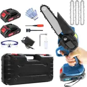 Mini Chainsaw 6 Inch Cordless, Mini Electric Chainsaw Pruning Saw, 21V Portable